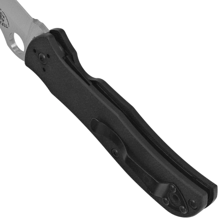 Spyderco Starmate Sprint Run Knife Black G10, Satin CPM 20CV by Bob Terzuola (C55G20CVP)