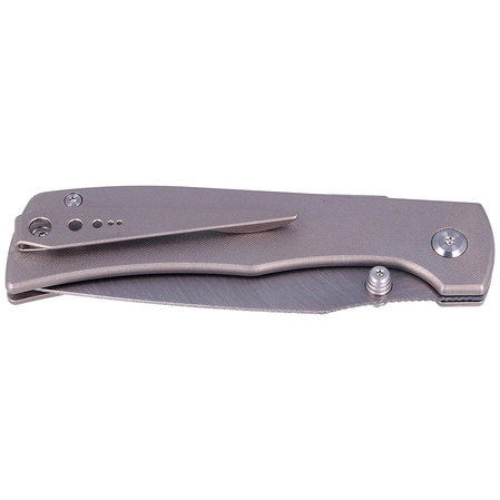 Nóż składany Sandrin Knives Monza Titanium, Raw Finish (SK-SK5)