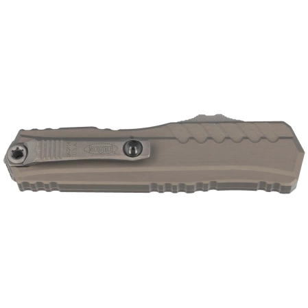 Nóż automatyczny OTF Microtech Cypher II S/E Natural Clear Aluminium, Apocalyptic M390MK by Deryk Munroe and Tony Marfione (1241-10 APNC)