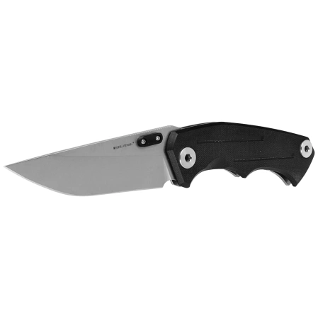 Real Steel Crusader Black G10, Stonewashed 14C28N by Poltergeist Works (7441)