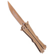 Nóż składany motylek Martinez Albainox Balisong RainGold Steel, RainGold 3Cr13Mov (02165)