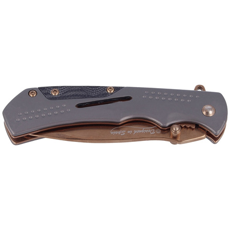Nóż składany Martinez Albainox Gray Aluminium, Copper Titanium 3Cr13MoV (18138)
