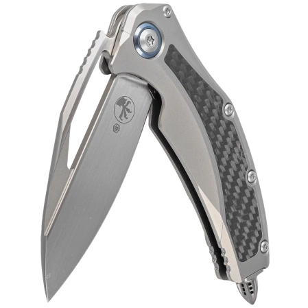 Nóż składany Microtech Matrix S/E Carbon Fiber/Titanium, Hand Rubbed M390 by Tony Marfione (165C-4CFITI)