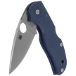 Spyderco Native 5 Knife Cobalt Blue G10, Satin CPM SPY27 by Sal Glesser (C41GPCBL5)