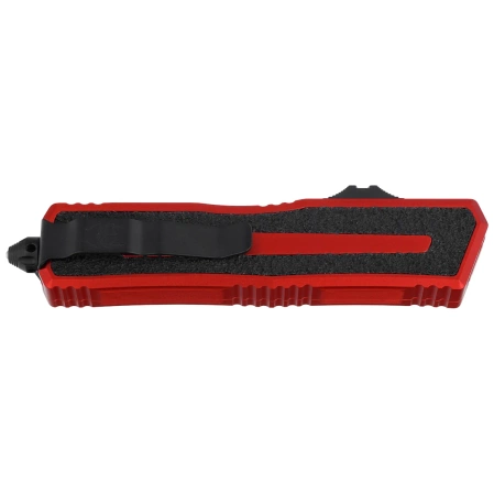 Nóż automatyczny OTF Microtech Scarab II Gen III D/E Red Aluminium, Black M390MK by Tony Marfione (1280-1RD)