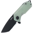 Nóż Kubey Knife Campe, Jade G10, Dark Stonewashed D2 (KU203I)