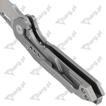 Nóż składany Bestech Nyxie Grey Titanium, Stonewashed/Satin CPM S35VN by Todd Knife and Tool (BT2209A)