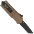 Tekto A2 Badger Mini T/E OTF Knife Desert Aluminum, Black D2