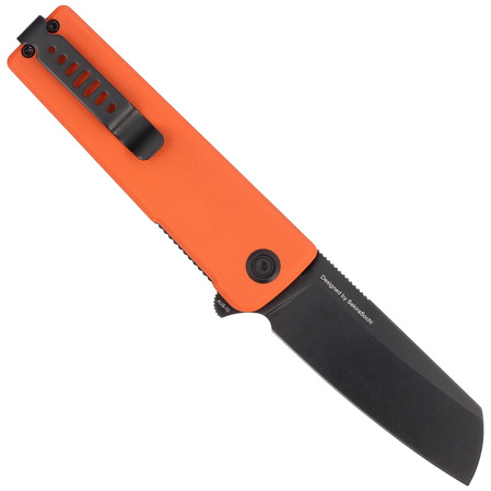 Nóż składany Kubey Knife Sailor Orange G10, Blackwashed AUS-10 by Sekira Sochi (KU317F)