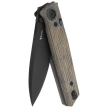 Reate PL-6 Green / Black Micarta, Black PVD Nitro-V (PL-6 GRBKM PVD)