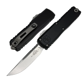 Microtech UTX-85 Gen IV S/E OTF Knife Black Aluminum, Stonewashed M390MK by Tony Marfione (12314-10)