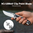 Sencut Regnator Knife White / Black G10, Satin 9Cr18MoV (S24057-3)
