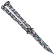 Martinez Albainox Balisong 3D Skulls Printed Steel, 3D Skulls Printed 3Cr13Mov (02220)