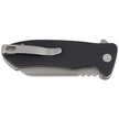 Kubey Creon Knife Black G10, Beadblasted AUS-10 (KU336E)