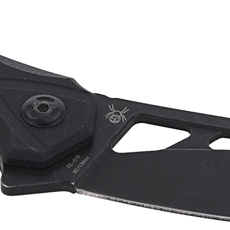 Nóż FoxEdge Atrax G10 Black, Black Stonewashed by Simonutti (FE-010)
