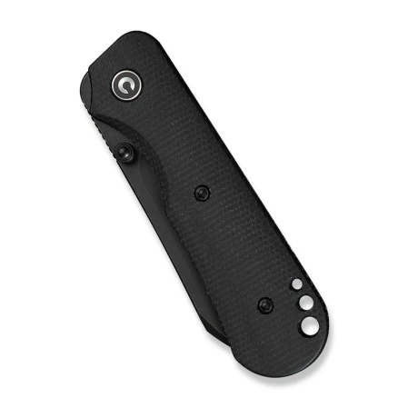 Nóż składany Civivi Crabby Black Canvas Micarta, Black Stonewashed 14C28N by Ken Onion Jr. (C24055-3)