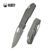 Nóż składany Kubey Verijero Darkblasted Titanium, Darkwashed 14C28N by George Ovchinnikov (KB340E)
