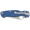 Spyderco Para Military 2 Cobalt Blue G10, Satin CPM SPY27 by Sal, Eric Glesser (C81GPCBL2)