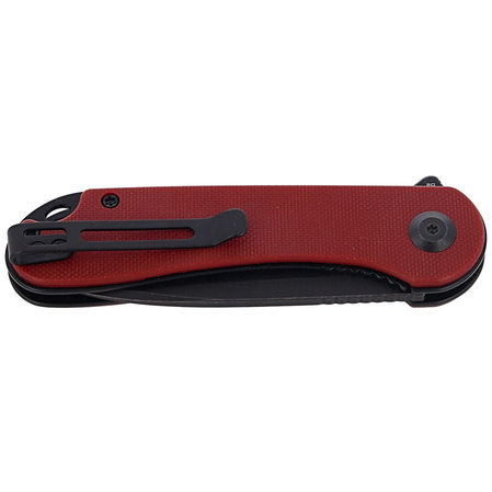 CIVIVI Elementum Flipper Burgundy G10, Black Stonewashed (C907A-1)