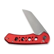 Civivi Pragma Prime Knife Red Aluminum, Stonewashed 14C28N (C24067-2)