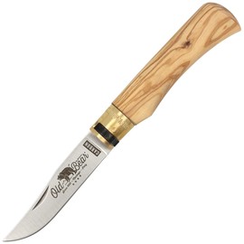 Nóż Antonini Old Bear Classical L Olive Wood, Satin C70 (9306/21_LU)
