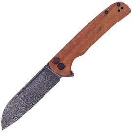Nóż CIVIVI Chevalier Cuibourtia Wood, Black Hand Rubbed Damascus (C20022-DS1)