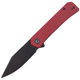 Nóż CIVIVI Relic Burgundy G10, Black Stonewashed Nitro-V (C20077B-2)