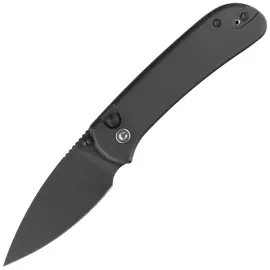 Nóż Civivi Qubit Black Aluminum, Black Stonewashed 14C28N (C22030E-1)