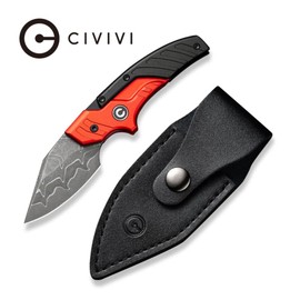 Nóż Civivi Typhoeus Red/Black Aluminium, Damascus (C21036-DS1)