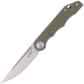 Nóż Kubey Knife Mizo, Green G10, Satin 14C28N by Tiguass (KU2101D)