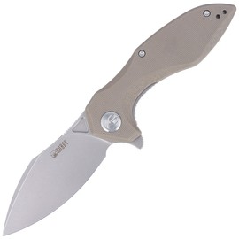 Nóż Kubey Knife Noble, Tan G10, Bead Blasted D2 (KU236C)