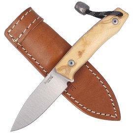 Nóż LionSteel Bushcraft Olive Wood, Satin Blade (M1 UL)