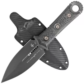 Nóż Microtech SBD D/E Signature Milled Carbon Fiber, DLC M390 by Borka Blades (201-1DLCCFS)