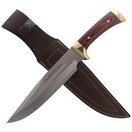 Nóż Muela Full Tang Pakkawood, Satin X50CrMoV15 (JABALI-21R)