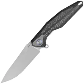 Nóż Rike Knife Tulay Black G10/Carbon Fiber, Satin 154CM (Tulay-B/CF)