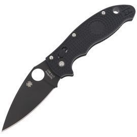 Nóż Spyderco Manix 2 Lightweight Black Blade Plain (C101PBBK2)