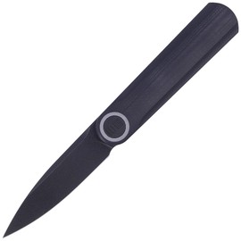 Nóż WE Knife Eidolon Drop Point Black G10, Black Stonewashed by Justin Lundquist (WE19074A-D)