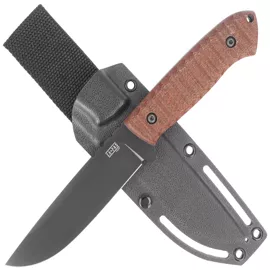 Nóż Za-Pas Ultra Outdoor Brown Toxic Micarta, Black Cerakote NMV (UOT-CE-M-BR)