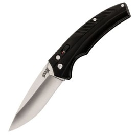 Nóż automatyczny CJH Herbertz Black Aluminium, Satin 420 (55026)