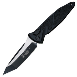 Nóż automatyczny Microtech Socom Elite Auto T/E Black Aluminium/3M, Tactical M390 by Tony Marfione (161A-1T)