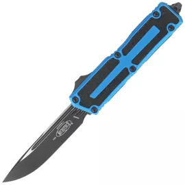 Nóż automatyczny OTF Microtech Scarab II S/E Gen III Blue Aluminium/3M, Black M390MK by Tony Marfione (1278-1BL)