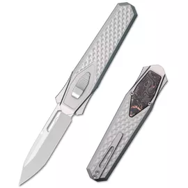 Nóż grawitacyjny Remette Swordfish Titanium / Copper Carbon Fiber, M390 (ZL101B4)