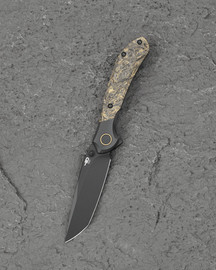 Nóż składany Bestech Constellation Black Titanium/Dark Matter Gold FatCarbon, Black PVD Magnacut by Munko Knives (BT2501C)