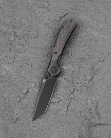 Nóż składany Bestech Constellation Black Titanium/Thin Line G10, Black PVD Magnacut by Munko Knives (BT2501B)