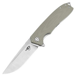 Nóż składany Bestech Lion Beige G10, Stonewashed/Satin D2 (BG01C)