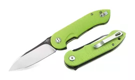 Nóż składany Bestech Torpedo Fluorescent Green G10, Black Stonewashed / Satin D2 (BG17C-2)