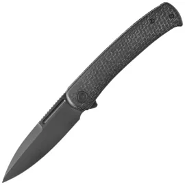 Nóż składany Civivi Caetus Black Burlap Micarta, Black Stonewashed 14C28N (C21025C-2)