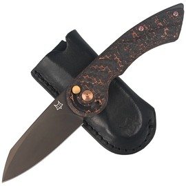 Nóż składany FOX Radius Carbon Fiber/Copper, Black PVD M390 by Denis Simonutti (FX-550 CFB)