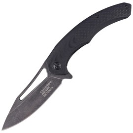 Nóż składany Herbertz Solingen Black G10, Black 440C (569613)