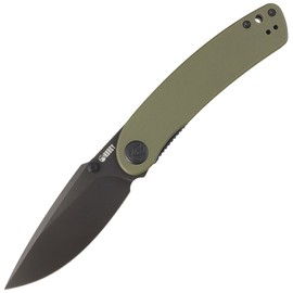 Nóż składany Kubey Knife Momentum Green G10, Dark Stonewashed AUS-10 by Sherif Manganas (KU344G)